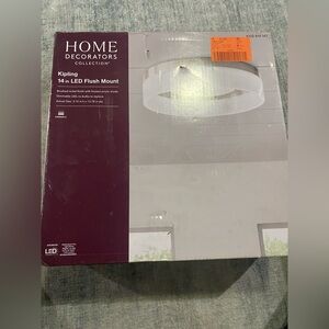 New Home Decorators Collection Kipling 14" LED Flush Mount